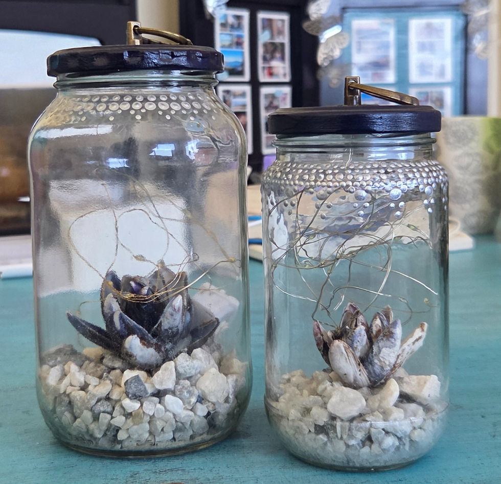 Shell Flower Lantern | Handcrafted Fairy Light Lantern | Gypsy@Heart