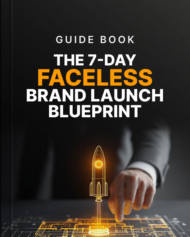 The 7-Day Faceless Brand Launch Blueprint - Guide | Digital Gypsy Journey Library.  Launch faceless brand in 7 days