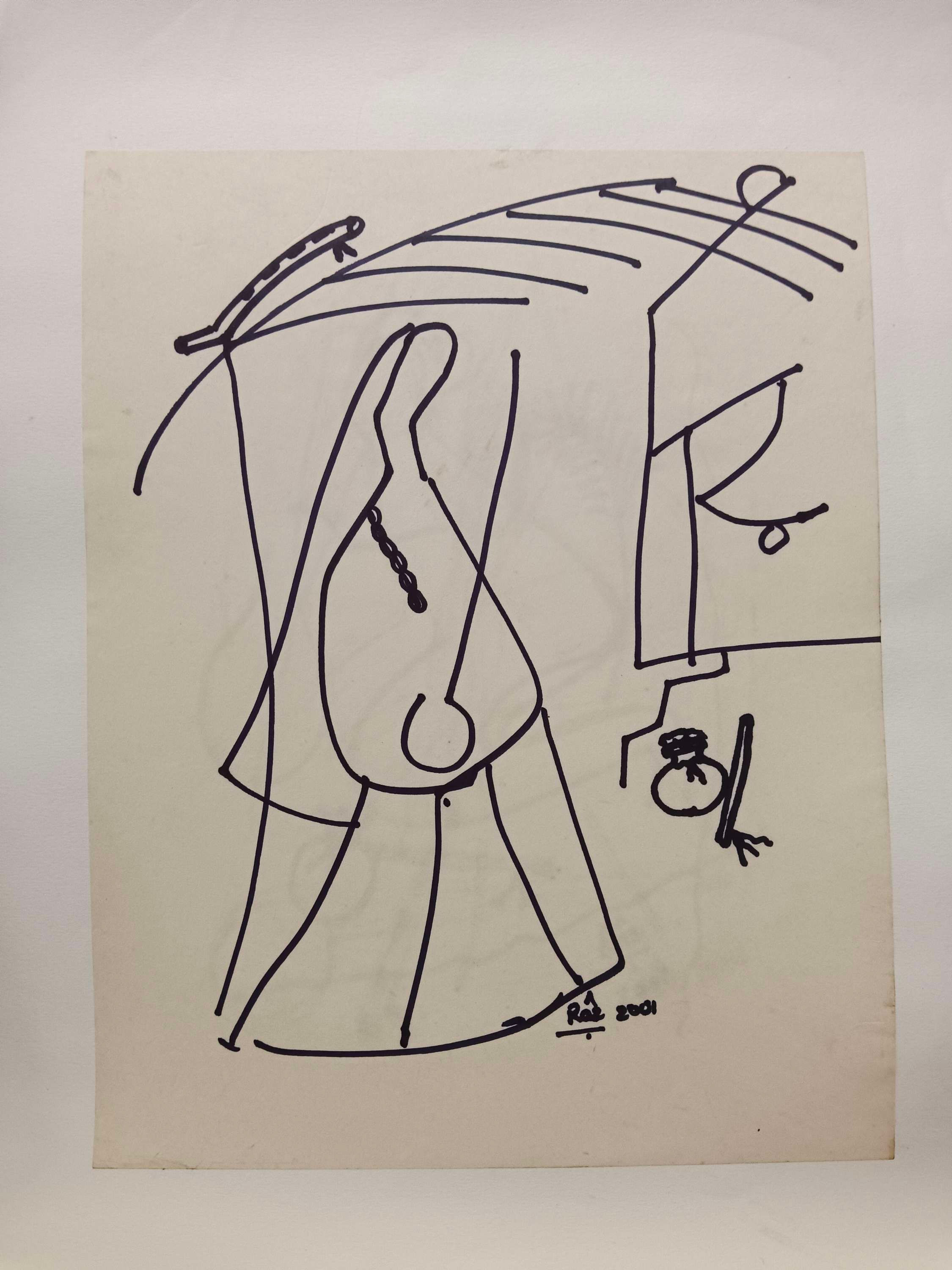 Meerabai Eternal 11 drawings (series of pen drawings year 2002 )