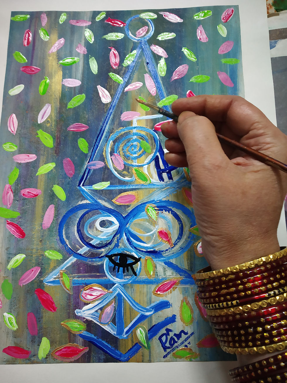 latest Halu Reiki symbol artwork in progress