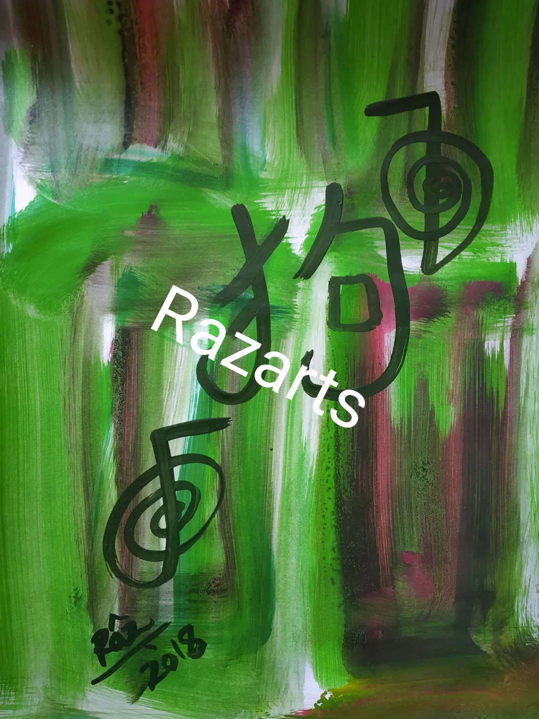 Serendipitous Zodiac Dog Chinese Zodiac abstract