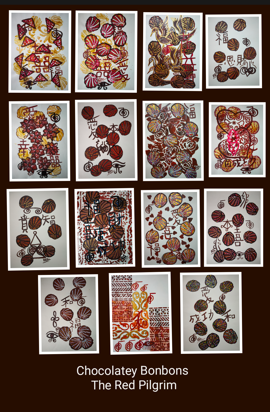 Chocolatey Bon Bons of Happiness Asmr art 15