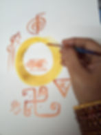 Reiki art for healing solar plexus chakra