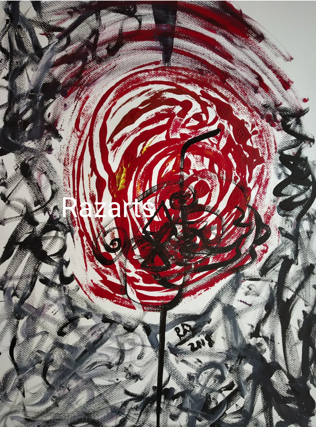 Euphoria! My Core Star Shining 🌟! Abstract Reiki Kundalini painting