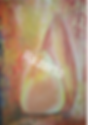 Abstract artwork with glowing vase shape, golden calligraphy, and Razarts brand