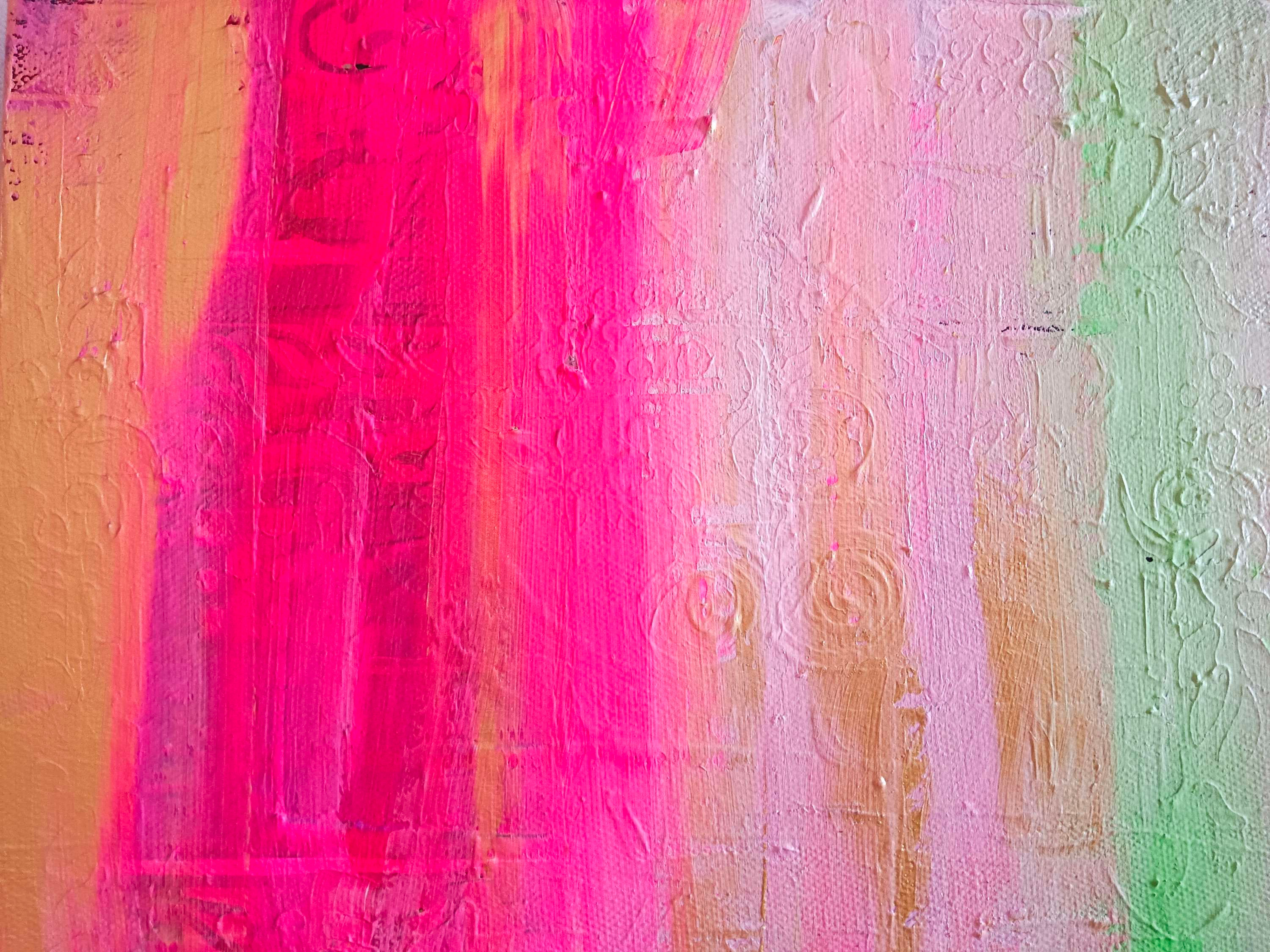 Earthy Magic !My Life overflows with Abundance! Ready to hang art