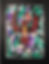 Abstract phoenix painting, signed Razarts