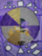 Mesmerizing Luck Triple Two circular hypnotic art by Razarts