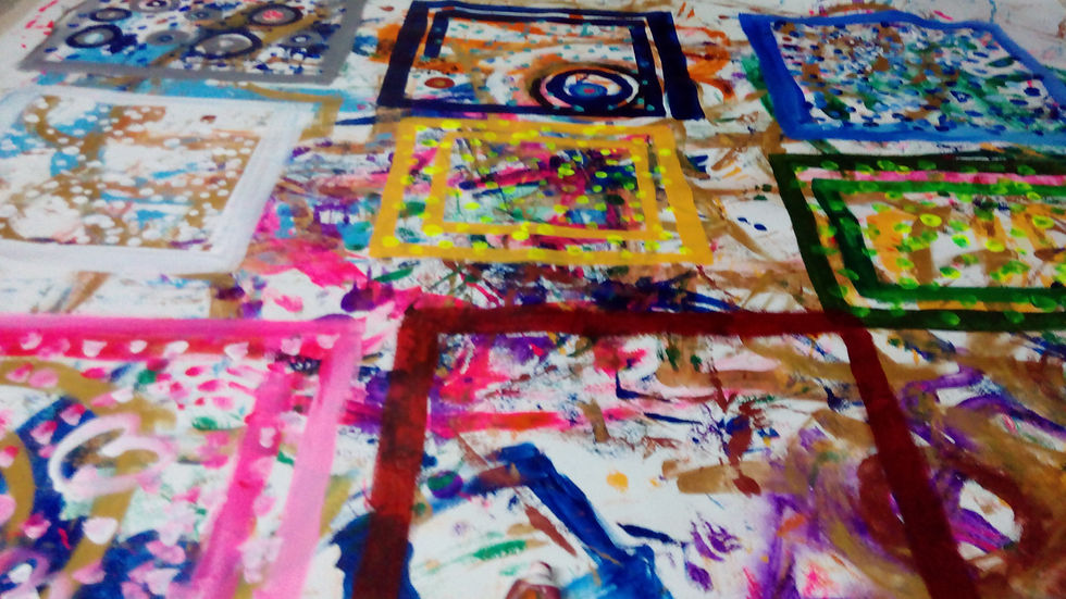 Thumbnail: For All the Good Things in Life! Large Abundance abstract painting
