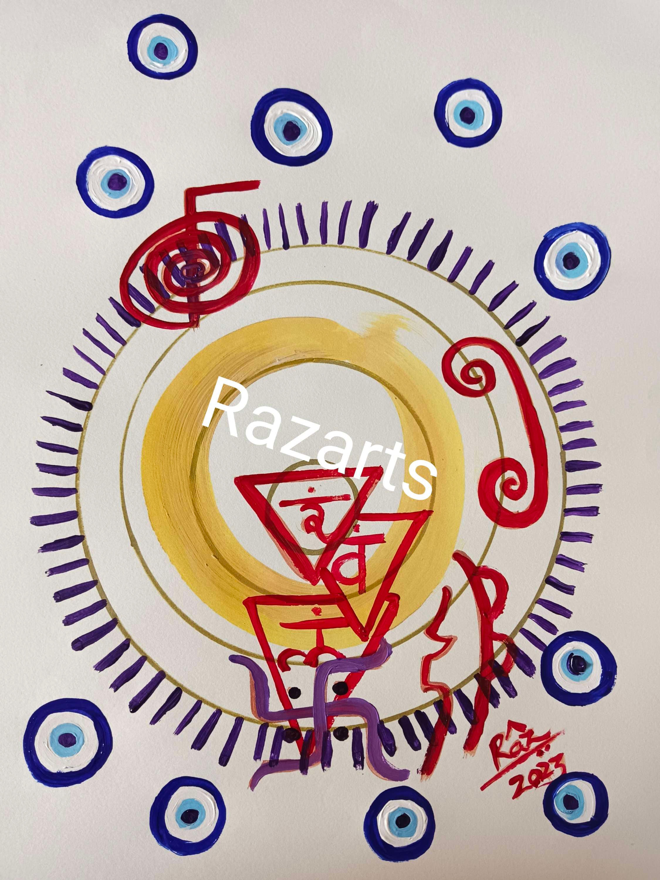 Evil Eye protection for the Lower 3 Chakras 