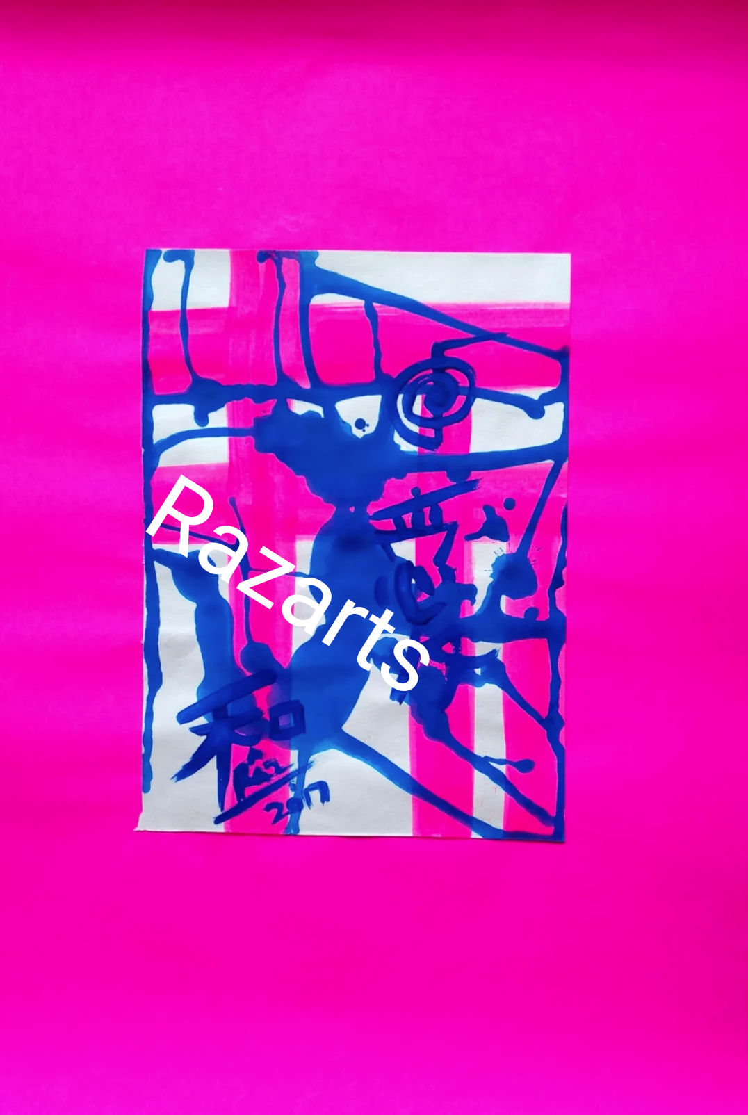 Popping Pink Modern Reiki abstract! Love and Harmony