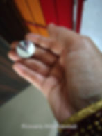 outside door mirror cracked with evil eye energy