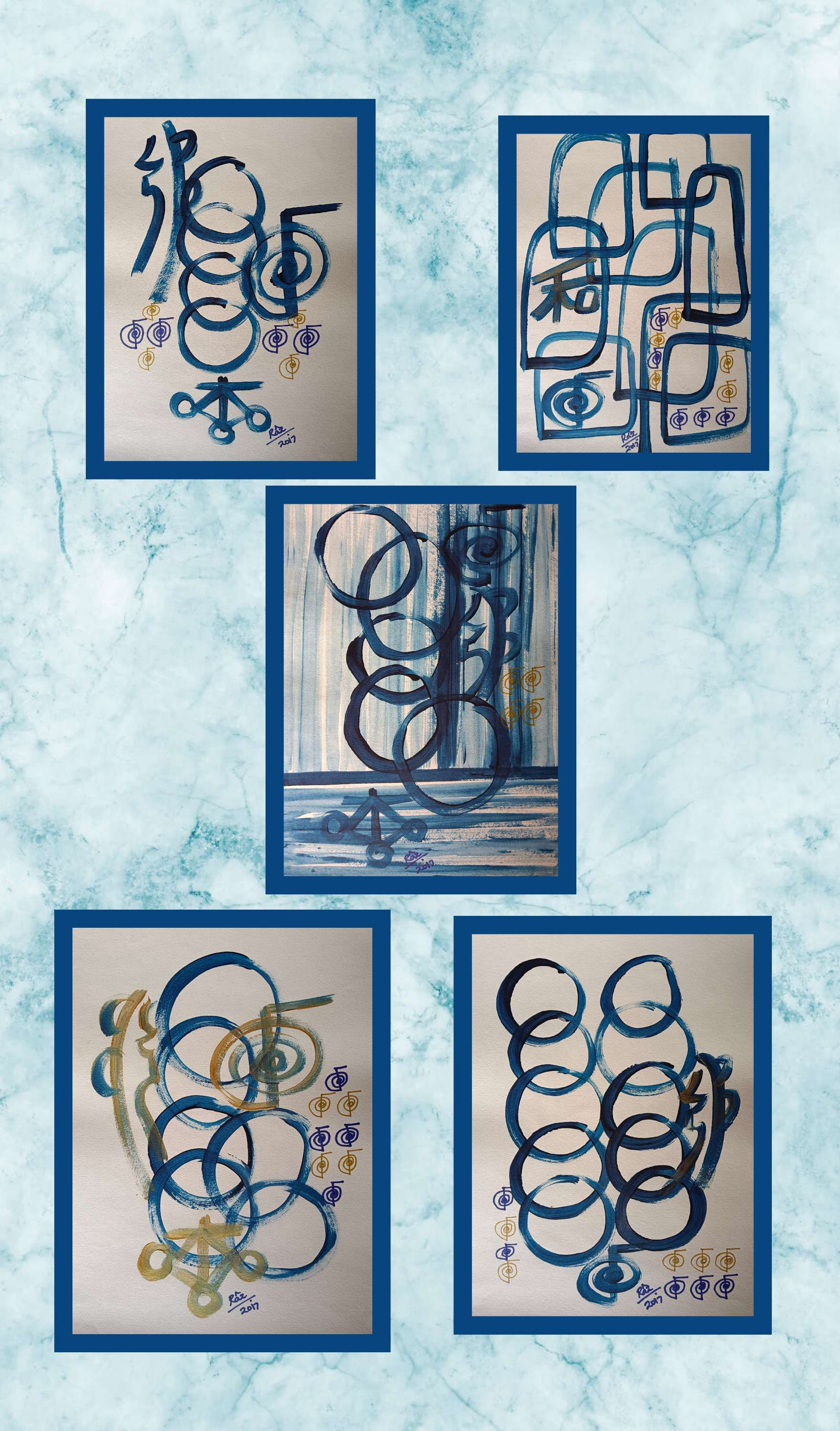 Neutral Metamorphose collection of 5 Artworks