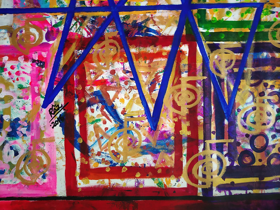 Thumbnail: For All the Good Things in Life! Large Abundance abstract painting
