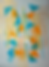 Razarts logo with abstract blue, orange, and gold patterns