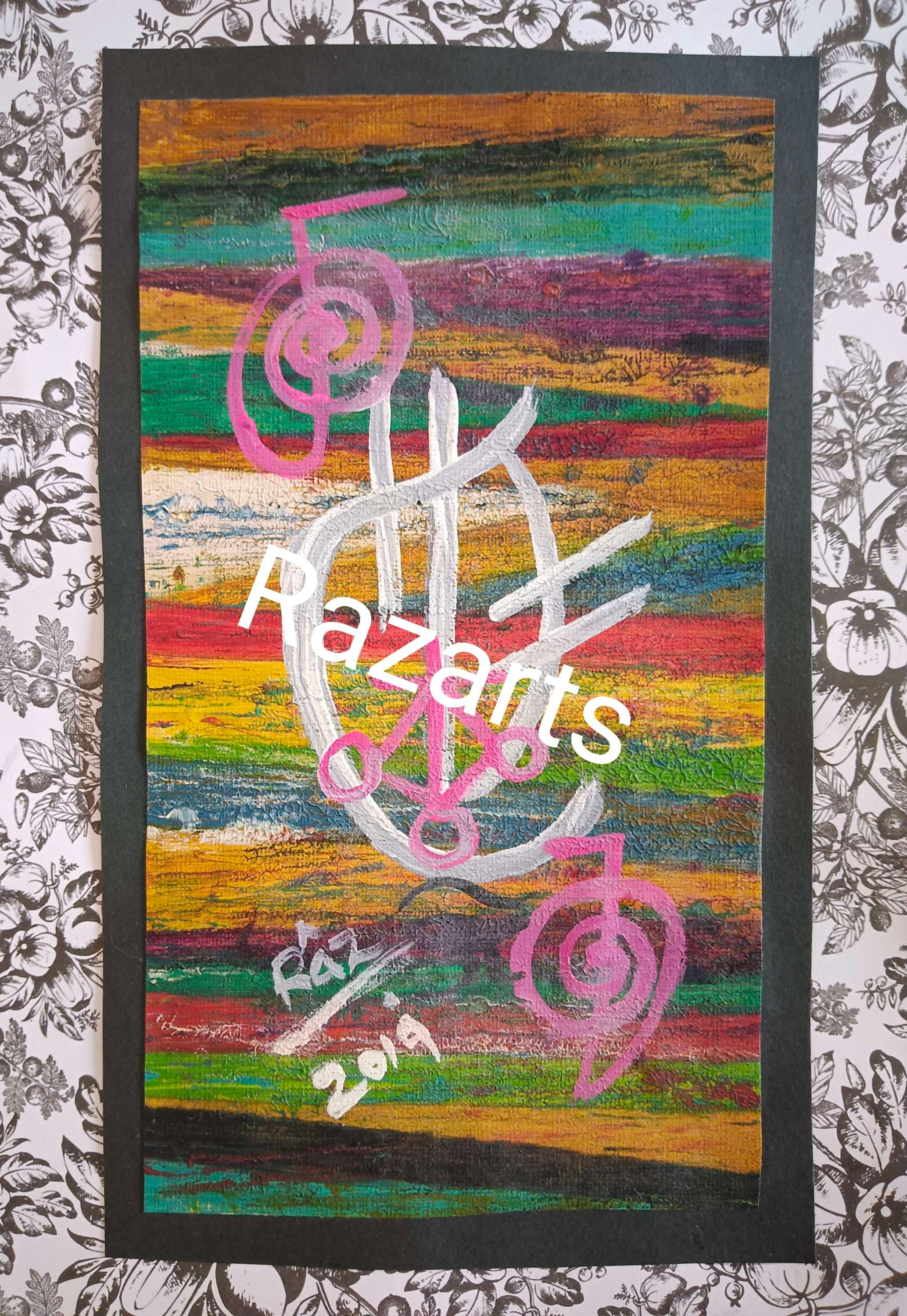 I will live a life I love! Self empowerment healing art