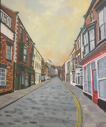 Painting of Staithes High Street
Framed
£420