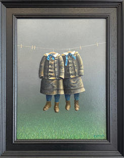 Sisters Hanging Out
Oil painting, framed
£900