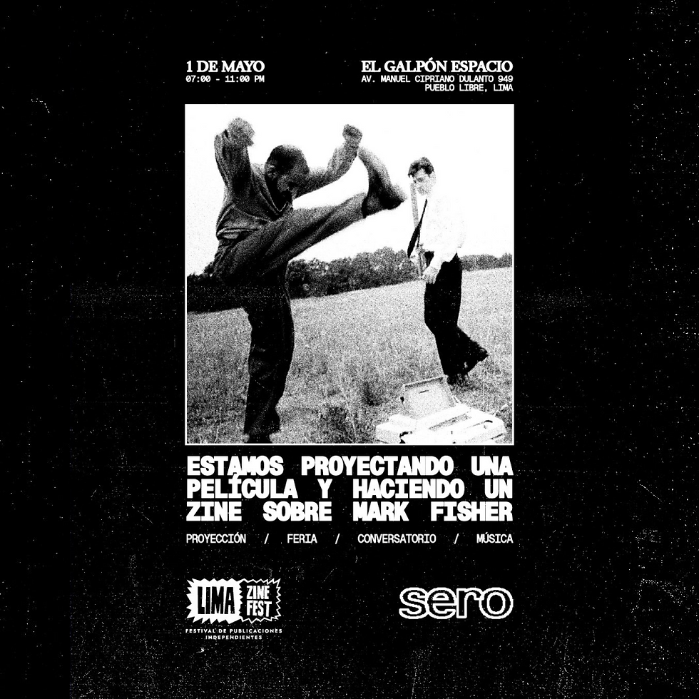 We Are Making a Film About Mark Fisher