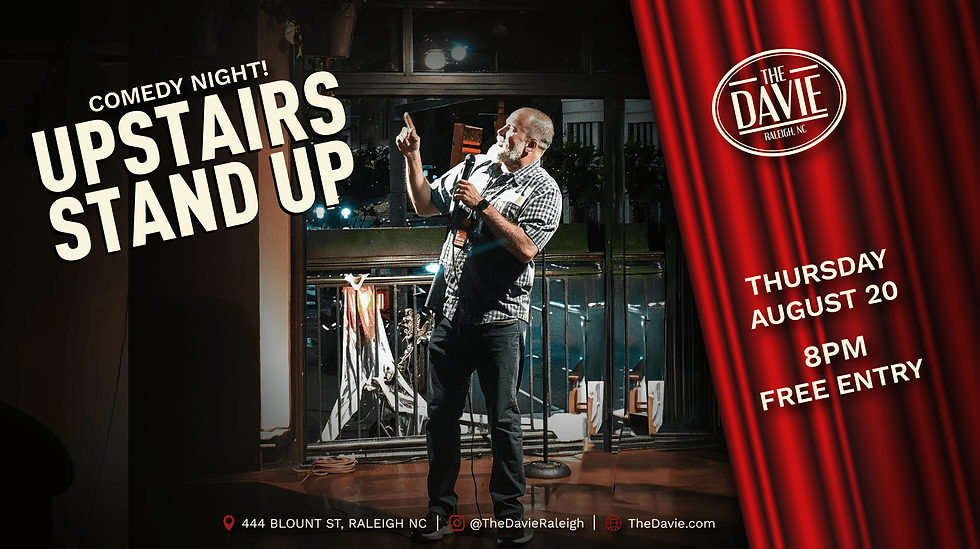Upstairs Stand Up — Comedy Night at The Davie