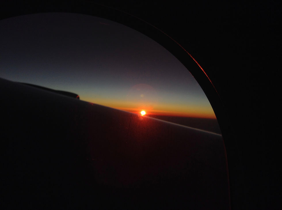 Sunrise over the Middle East