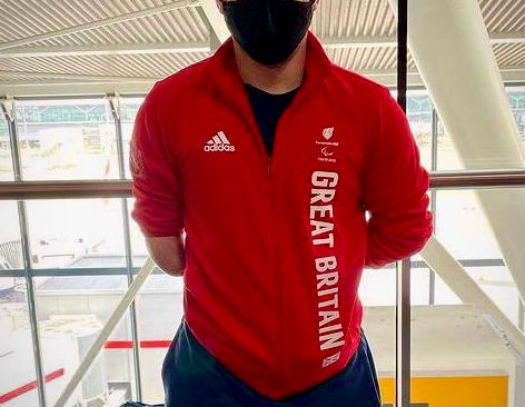 Wishing Durham lad Lyndon well at the Paralympic Games
