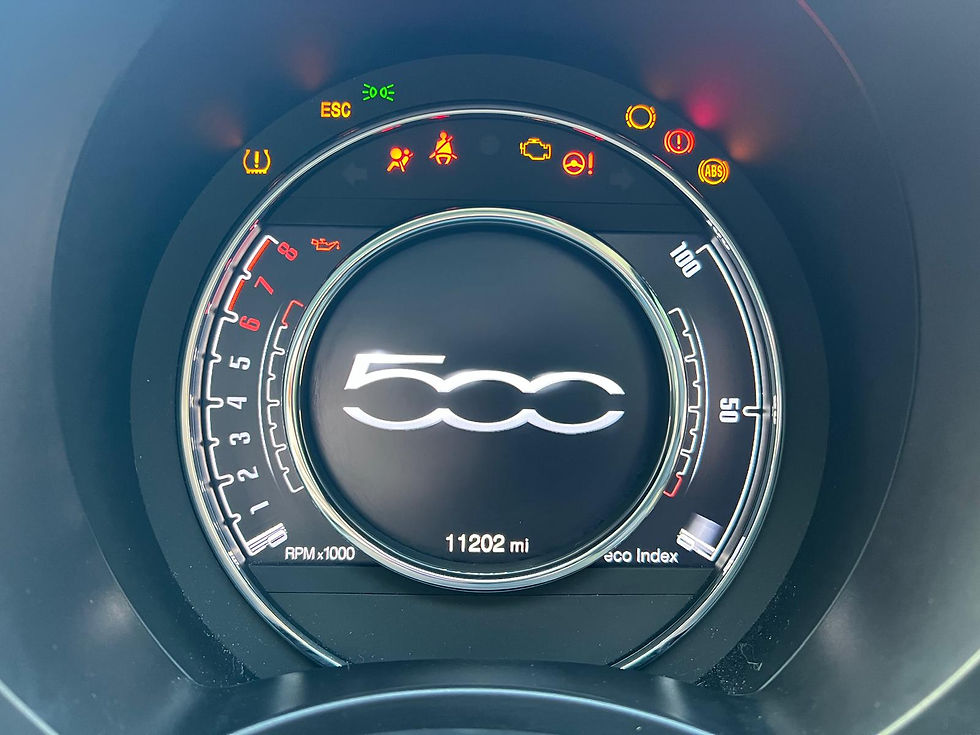 Thumbnail: Fiat 500 Blue Mirror Edition Hatchback 3dr Petrol Manual Euro 6