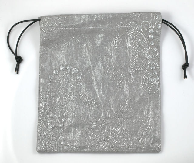 Thumbnail: Embossed Silk Jacquard Jewelry/Cosmetic Pouches (Various Sizes)