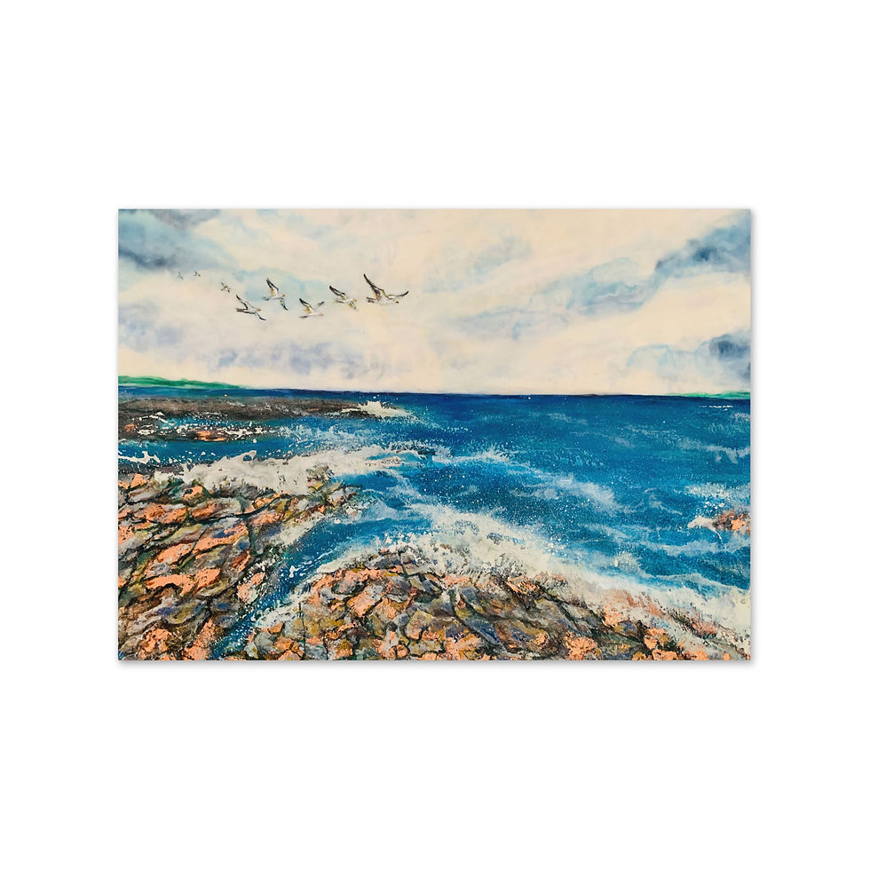 Thumbnail: November Gales on Lake Superior Greeting Card