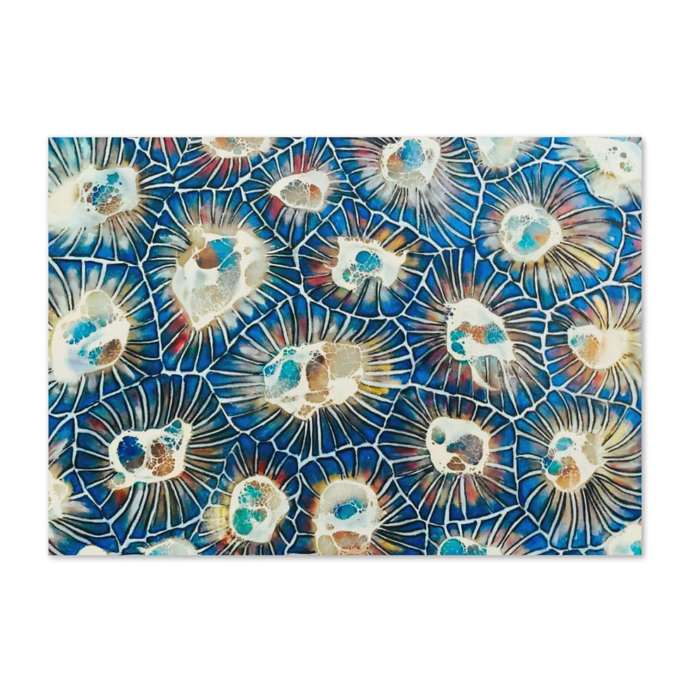 Thumbnail: Petoskey Stone Pattern Greeting Card