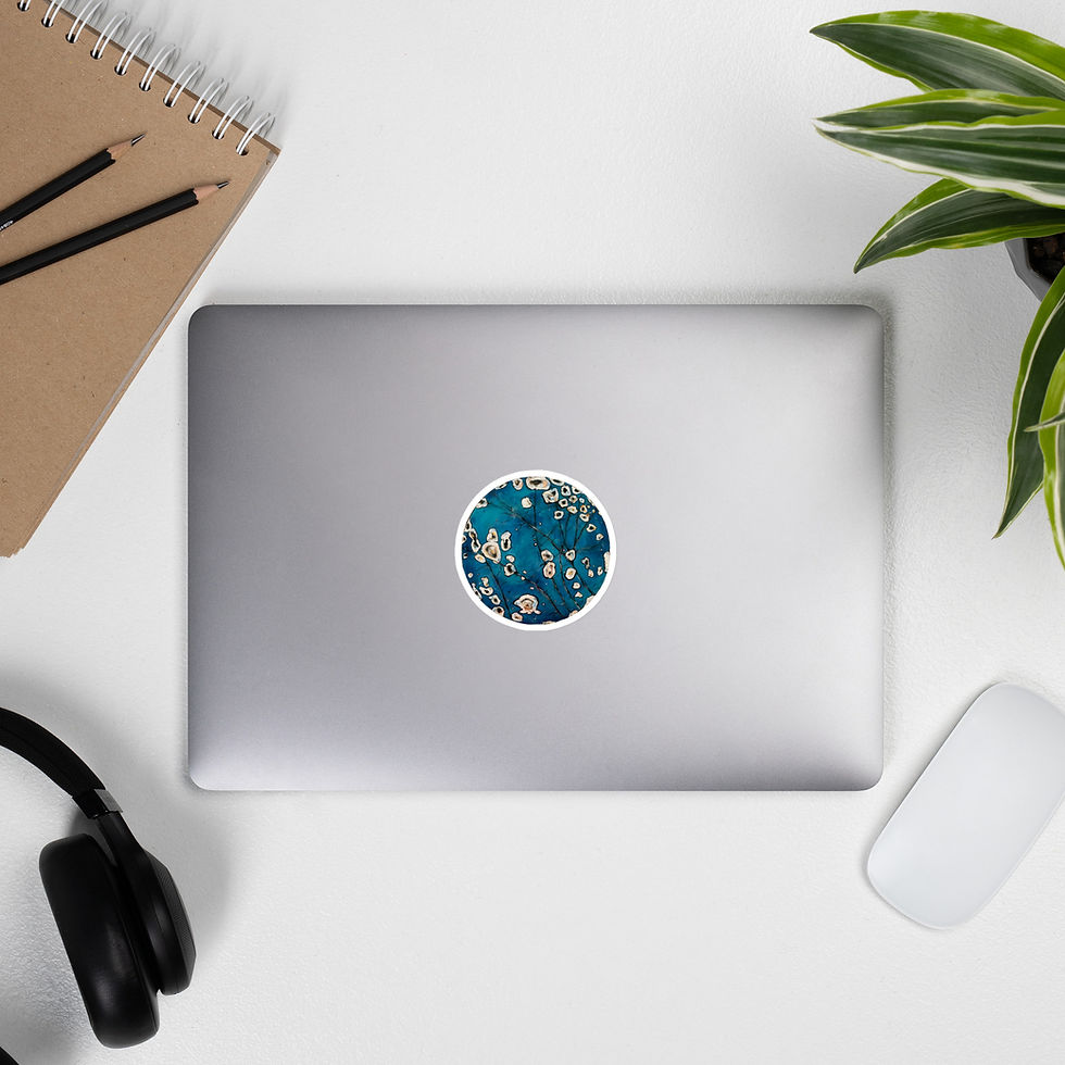 Thumbnail: Leland Blue Bubble-free stickers