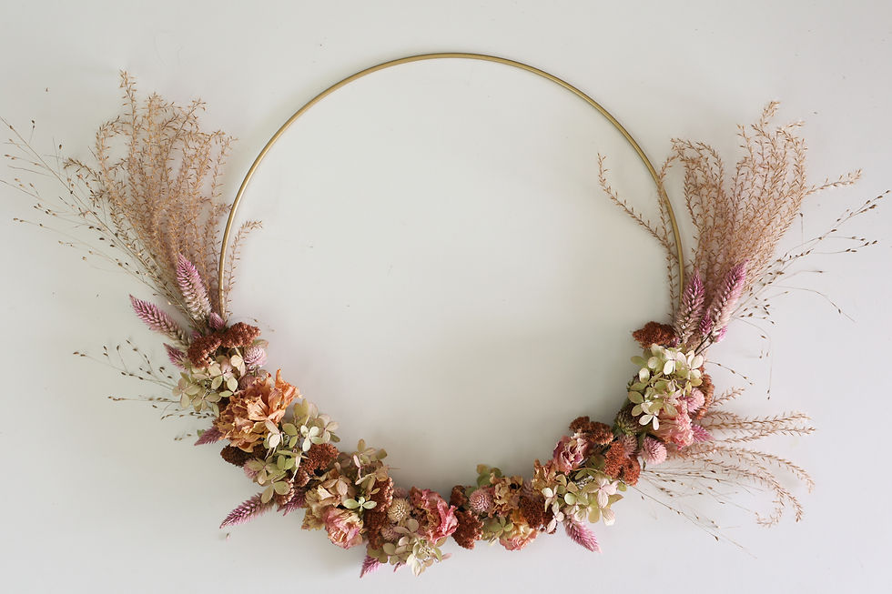 Thumbnail: Custom Dried Flower Wreaths