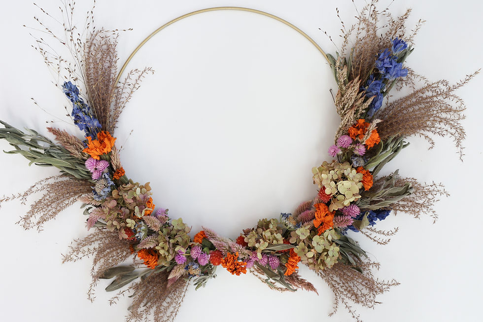 Thumbnail: Custom Dried Flower Wreaths