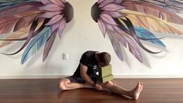 Half Butterfly pose - Yin yoga poses - Hammonton, NJ