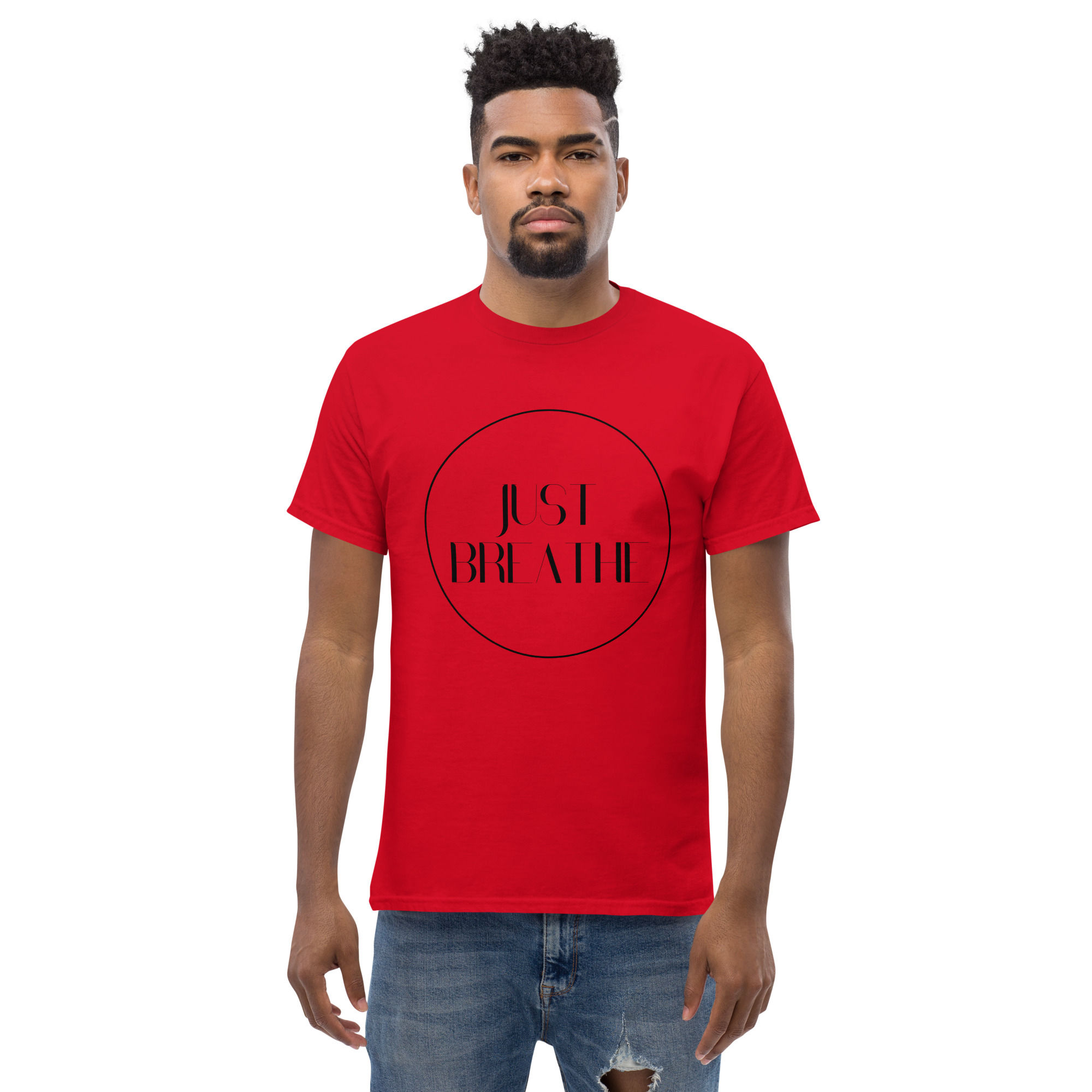 Just Breathe Men's classic tee