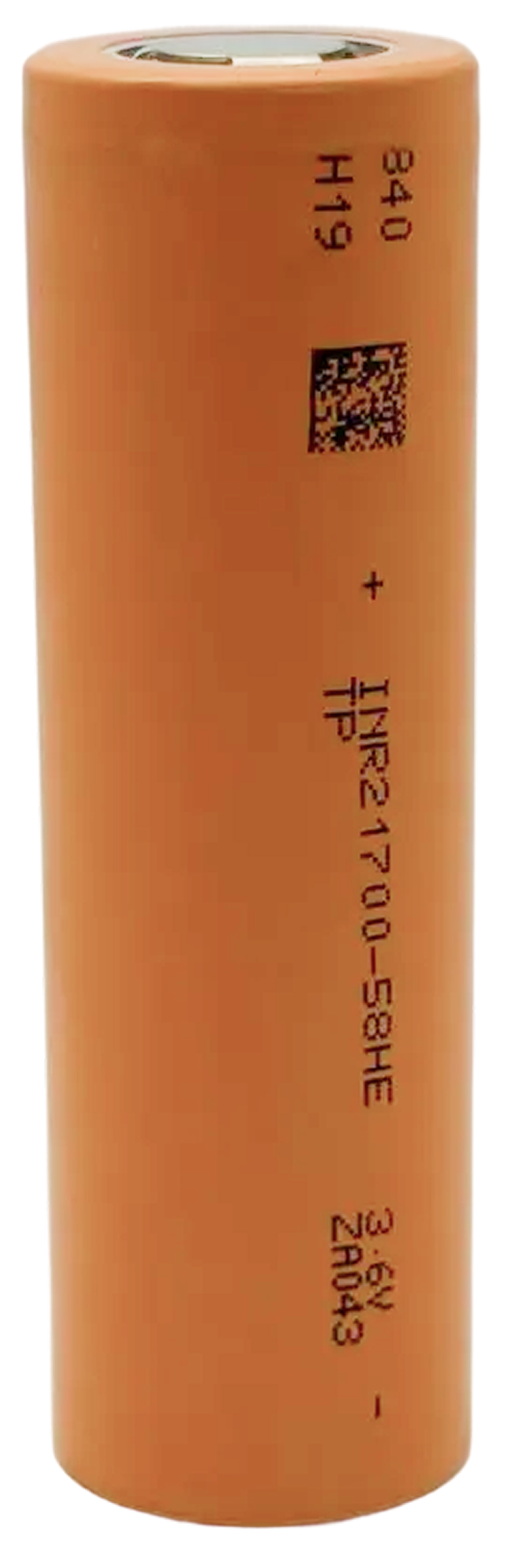 Tenpower 58HE — 5.65 Ah 21700 High-Energy Battery Cell Specs and