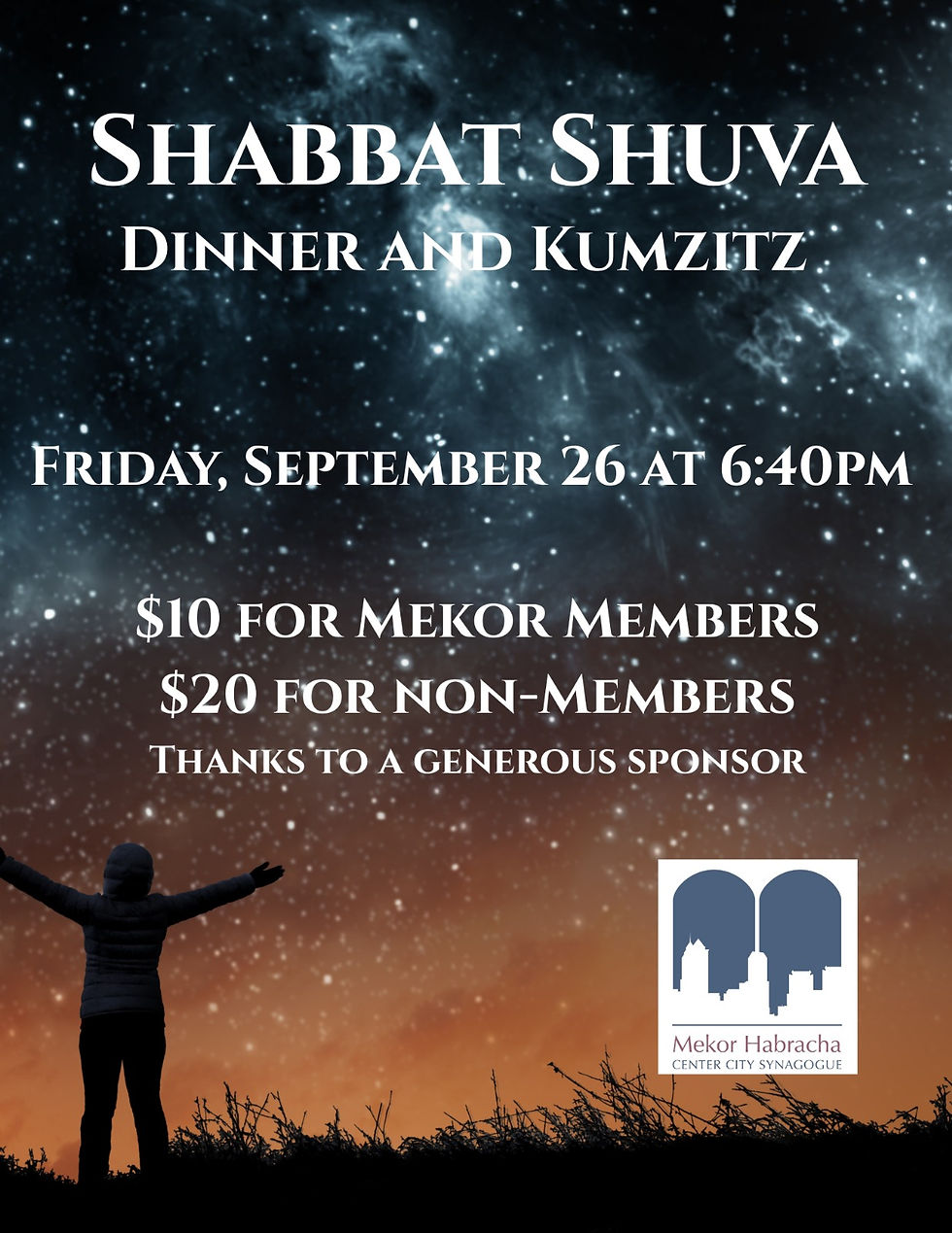Shabbat Shuva Dinner Kumzitz