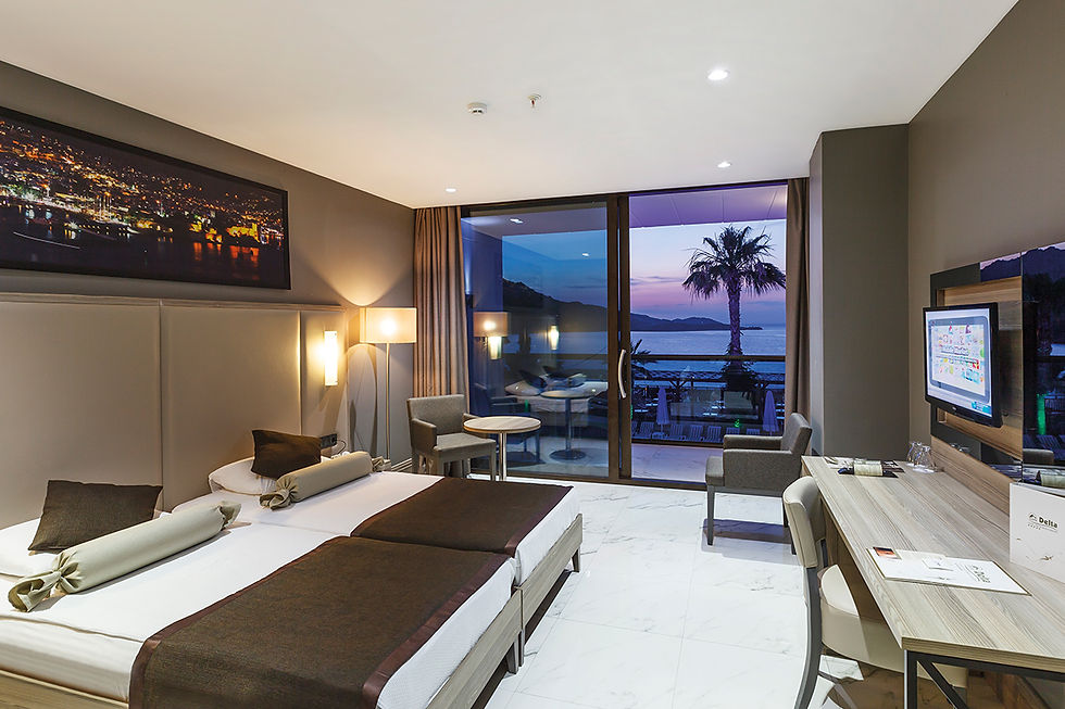 COMFORT DENİZ MANZARALI ODA - HAVUZ 2