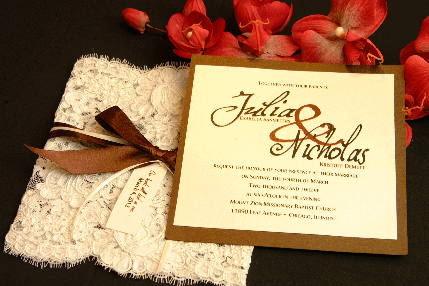 wedding invitation envelope designs