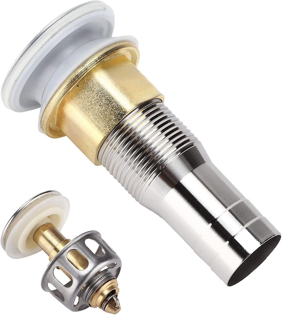 Miniatura: Desagüe de Piso que Rebota con Colador Tapón Antiobstrucción Acero Inoxidable