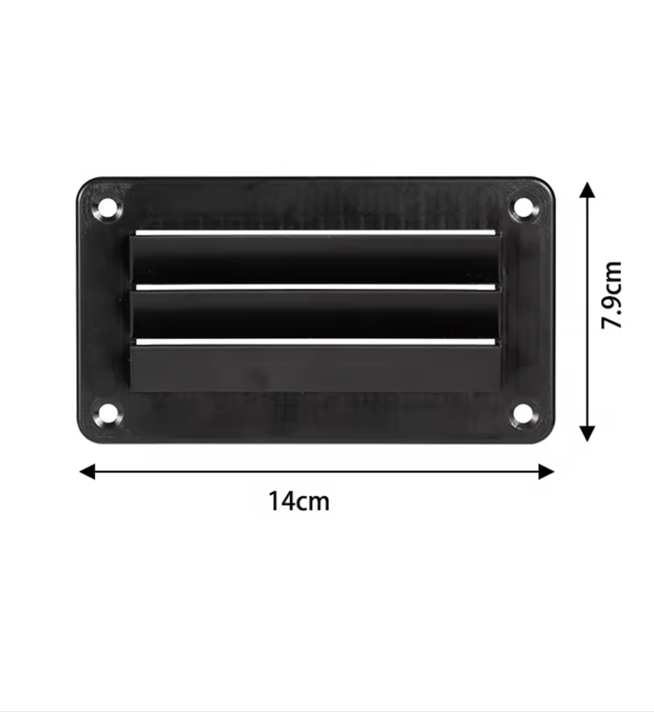 Miniaturbild: Rejilla de ventilación con adaptador