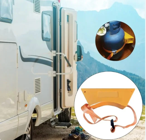 Miniaturbild: Soporte abrazadera para botellas de gas/camper