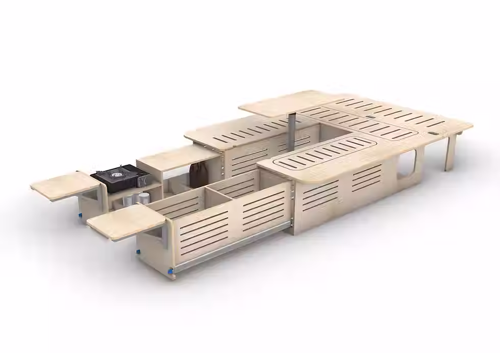 Thumbnail: Muebles universales para camper. Cesar