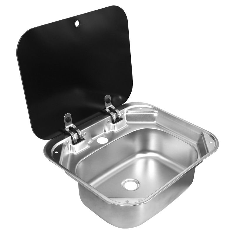 Miniatura: Fregadero con tapa de cristal - Carbest