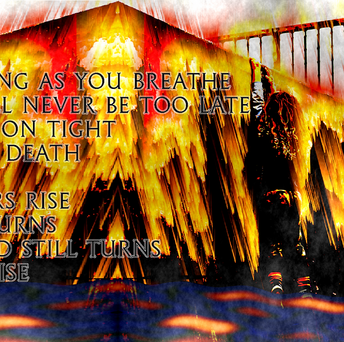 Hold on Tight - Digital artwork featuring a space whale with cosmic elements