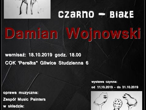 Wystawa Rysunku Damiana Wojnowskiego Czarno - Białe