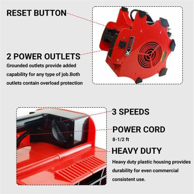 Thumbnail: K Tool International Utility Blower Fan 300 CFM