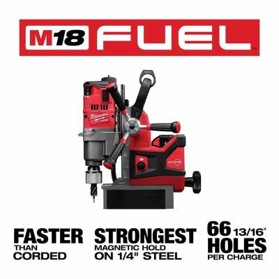 Thumbnail: Milwaukee Tool M18 FUEL 1-1/2" Lineman Magnetic Drill High Demand Kit