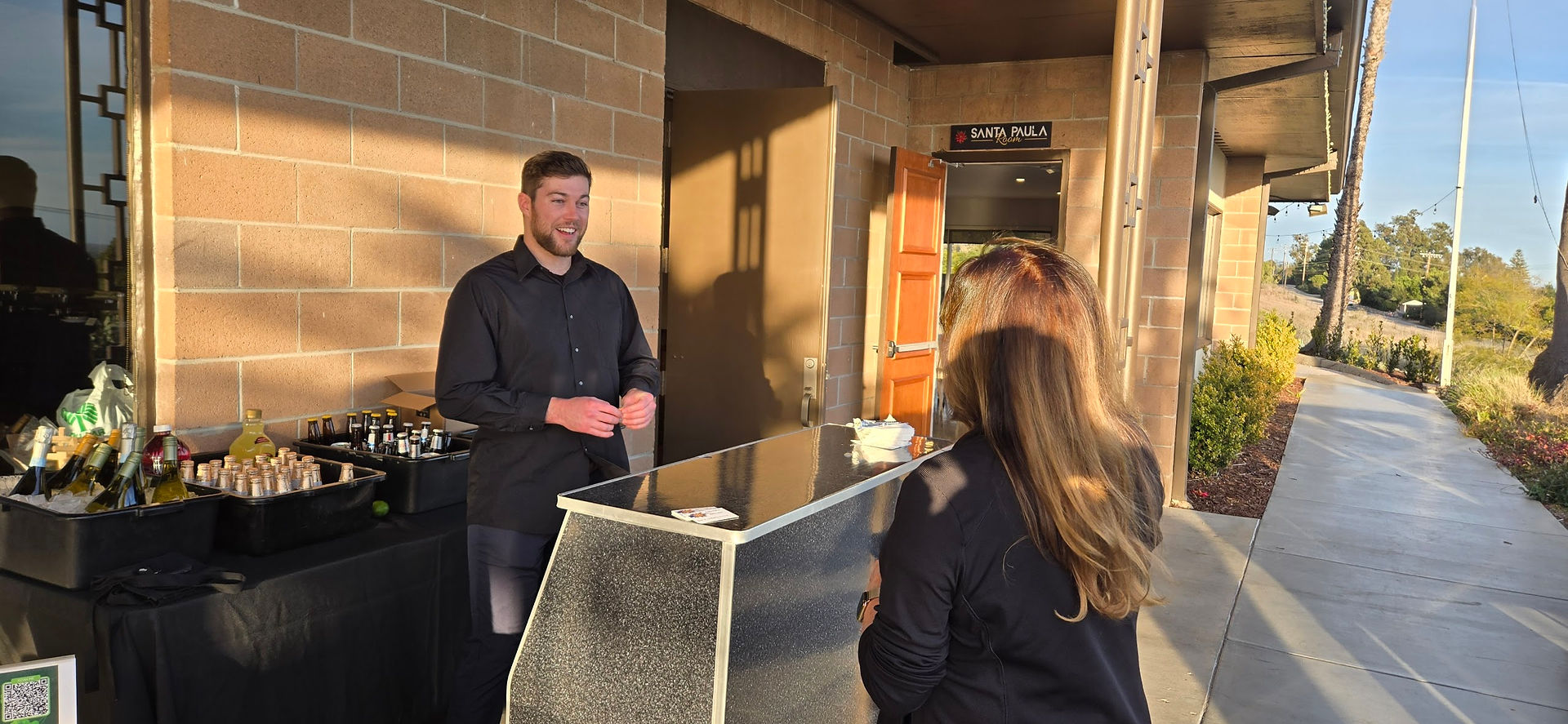 The Poinsettia Pavilion staff helps the wedding party enjoy this special occasion