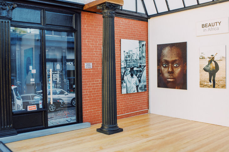 This Tribeca-inspired ‘L.O.F.T.’ micro gallery 'BEAUTY IN AFRICA' features the captivating work of Prince Akachi.